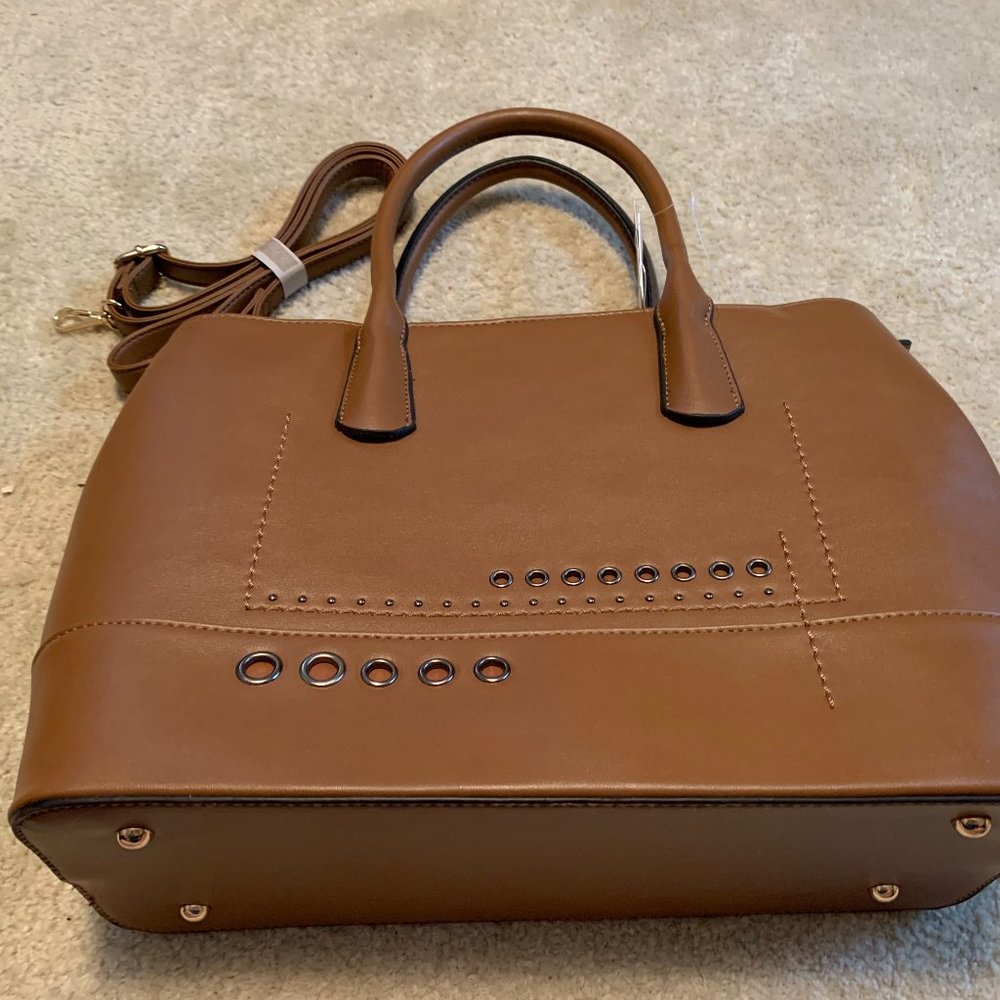 Studio Collection by Straw Studios NWT Cognac Bag